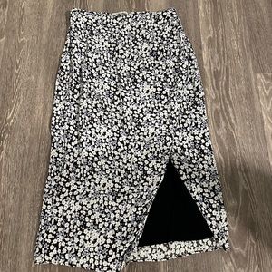 Abercrombie & Fitch Women’s Floral Midi Skirt
